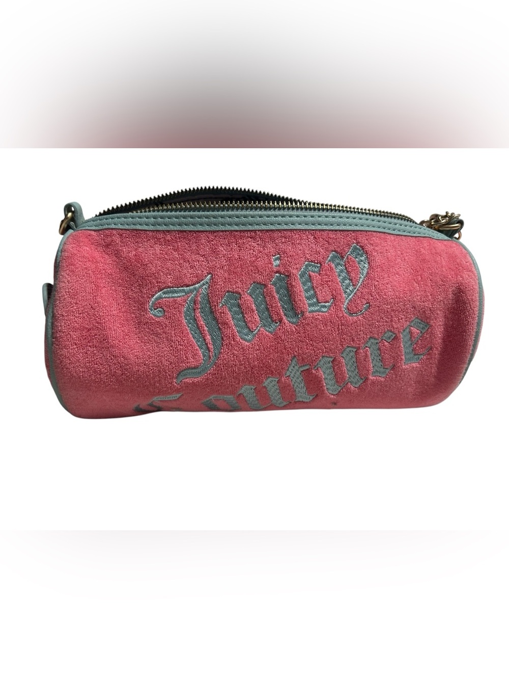 Juicy Couture Pink Terry Cloth Shoulder Bag